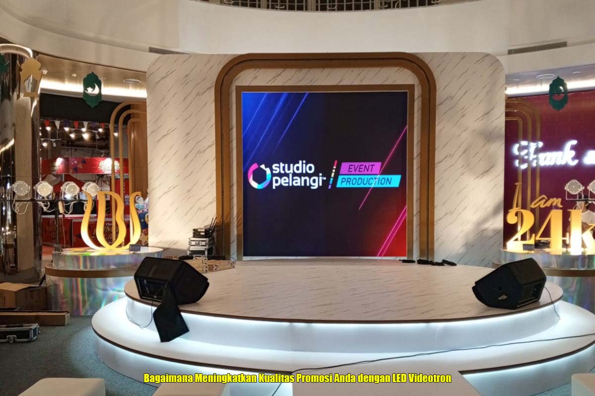 Bagaimana Meningkatkan Kualitas Promosi Anda dengan LED Videotron
