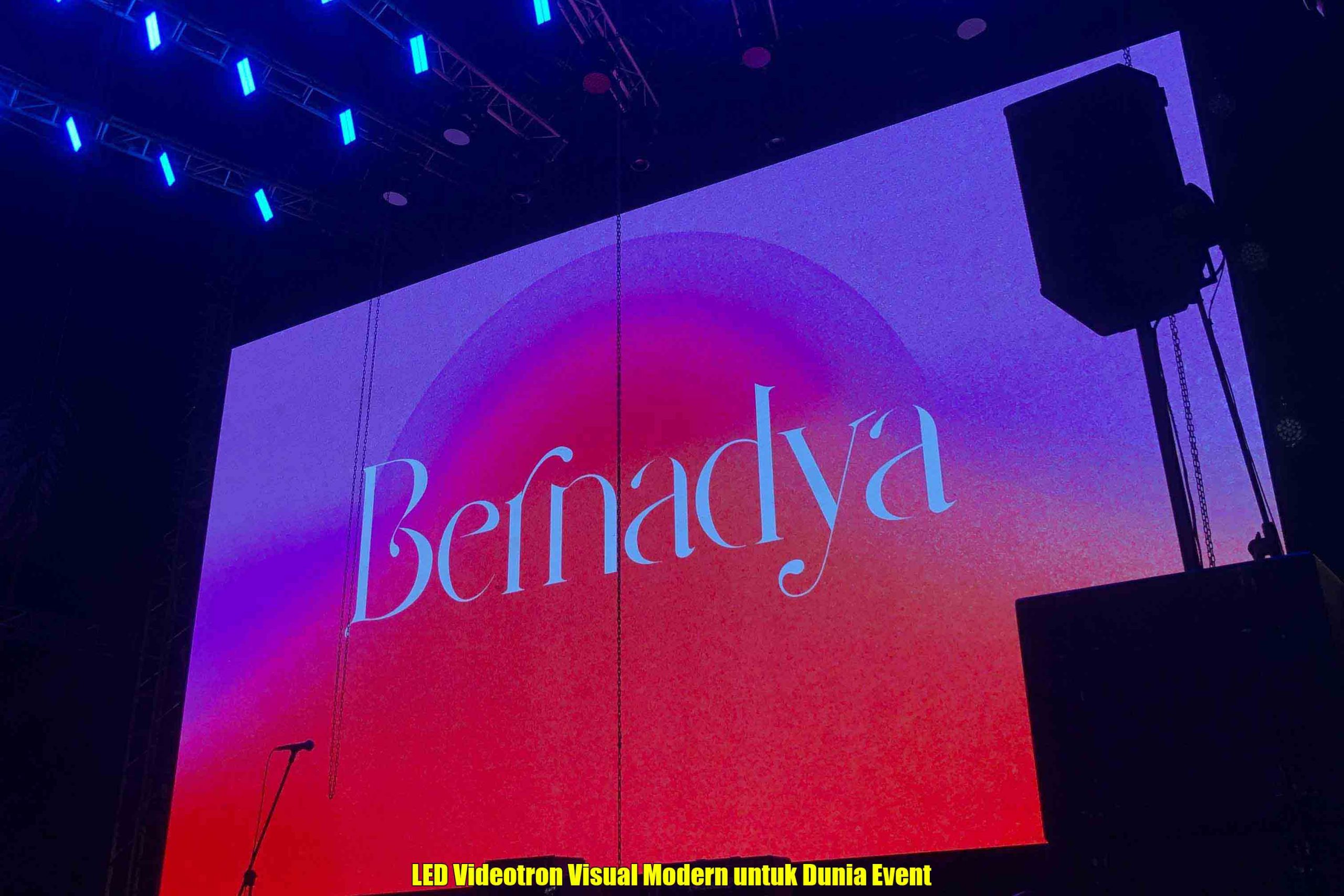 LED Videotron Visual Modern untuk Dunia Event