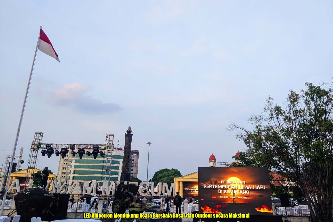 LED Videotron Mendukung Acara Berskala Besar dan Outdoor secara Maksimal