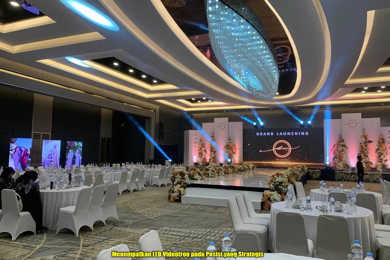 Menempatkan LED Videotron pada Posisi yang Strategis