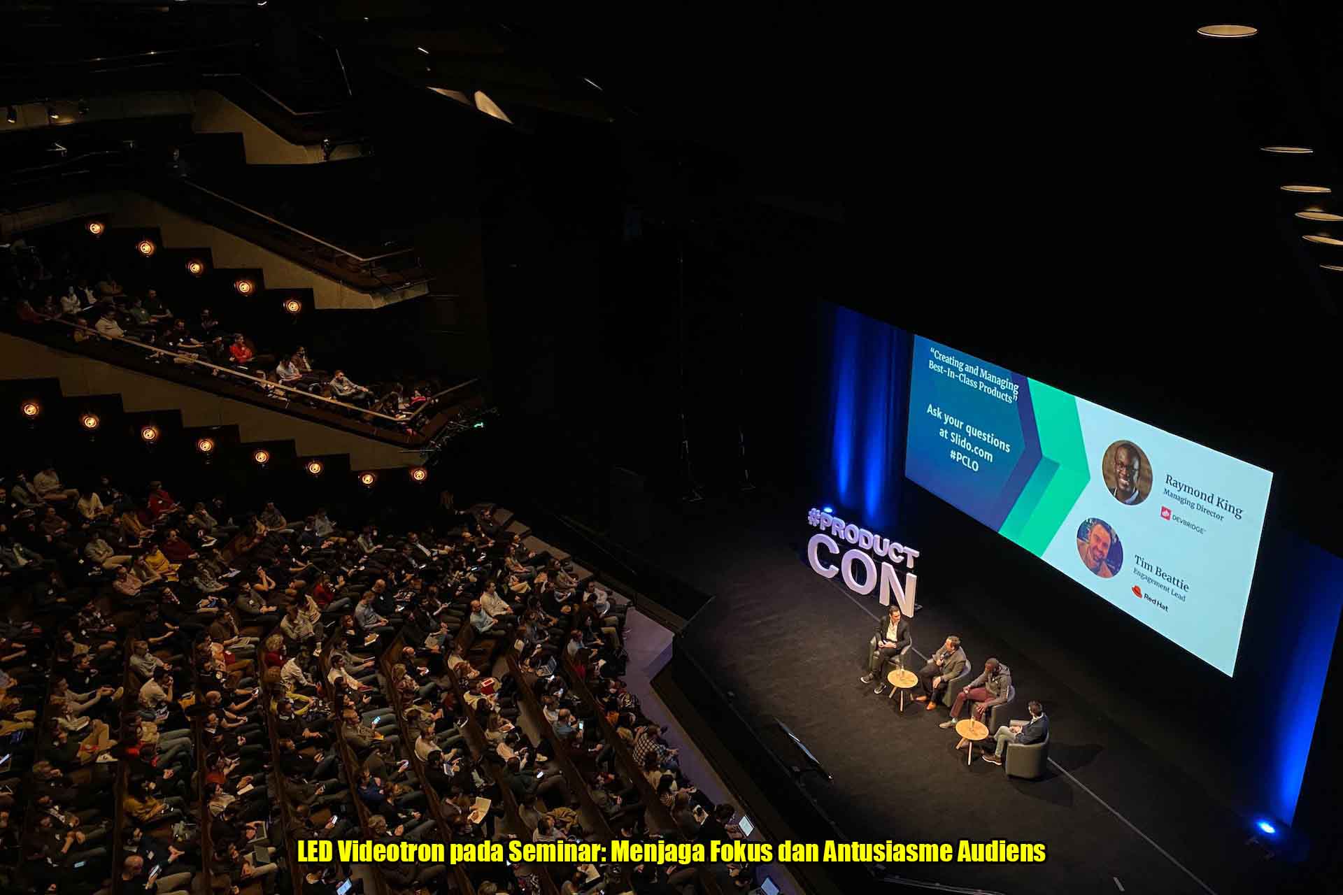 LED Videotron pada Seminar: Menjaga Fokus dan Antusiasme Audiens