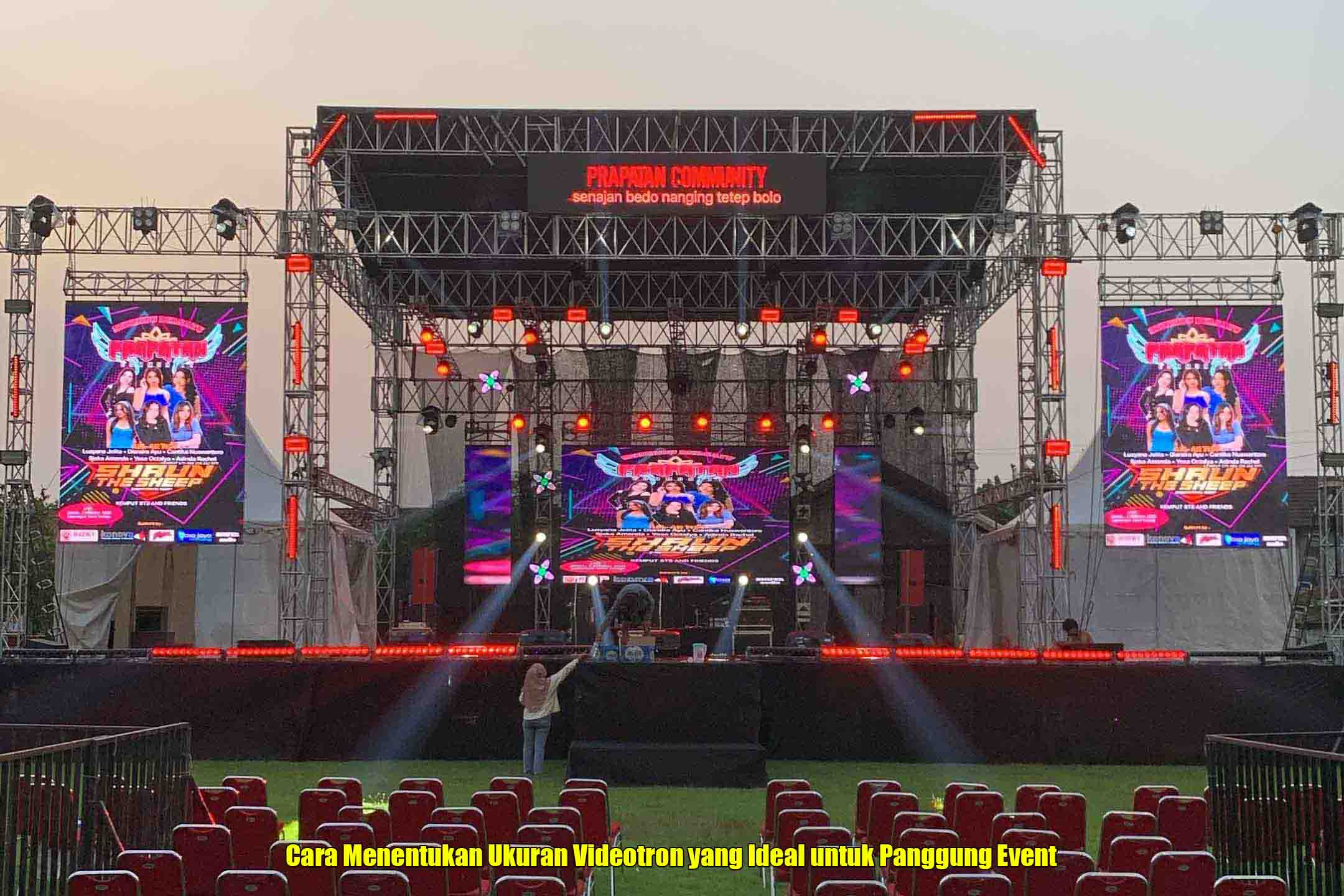 Cara Menentukan Ukuran Videotron yang Ideal untuk Panggung Event