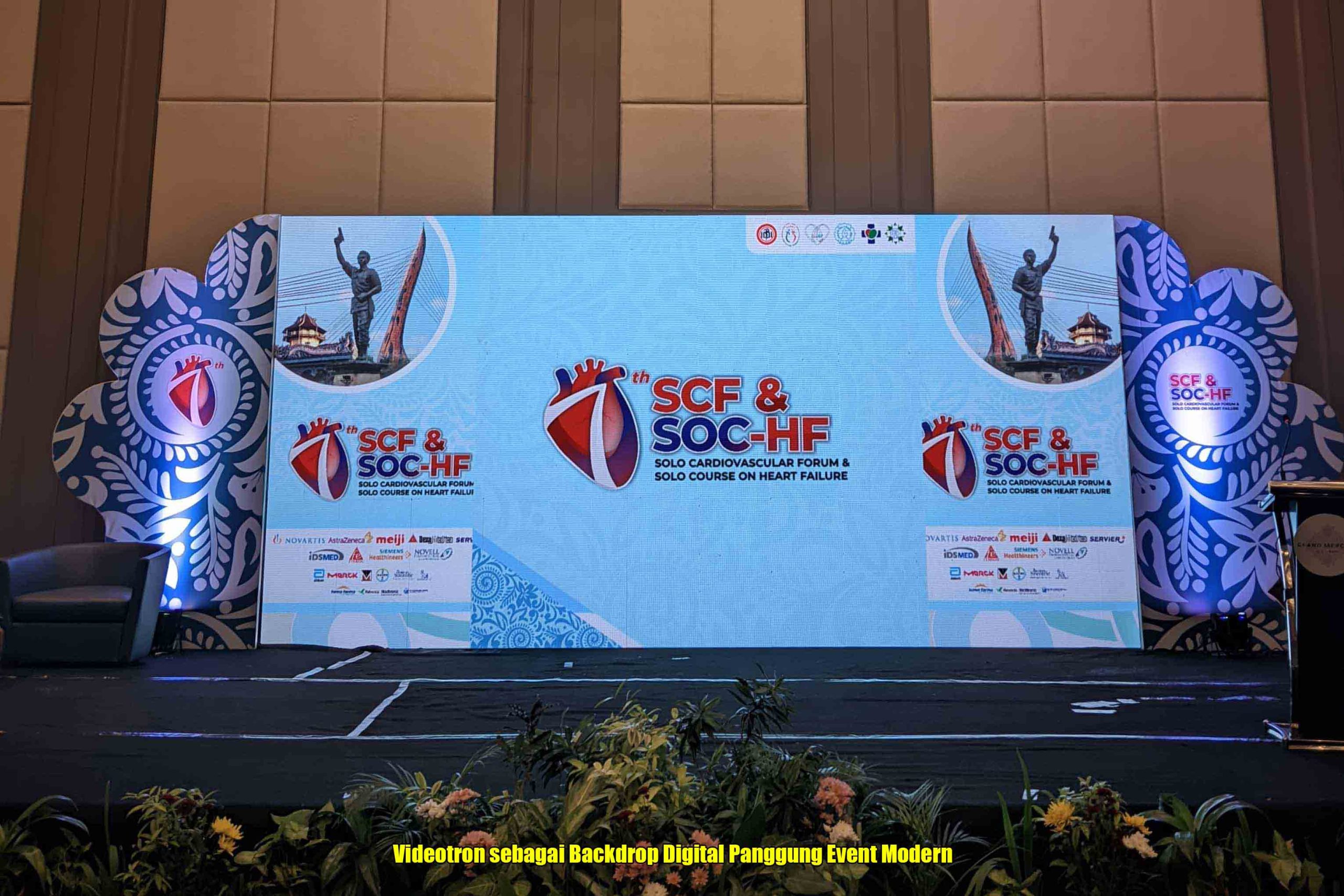 Videotron sebagai Backdrop Digital Panggung Event Modern