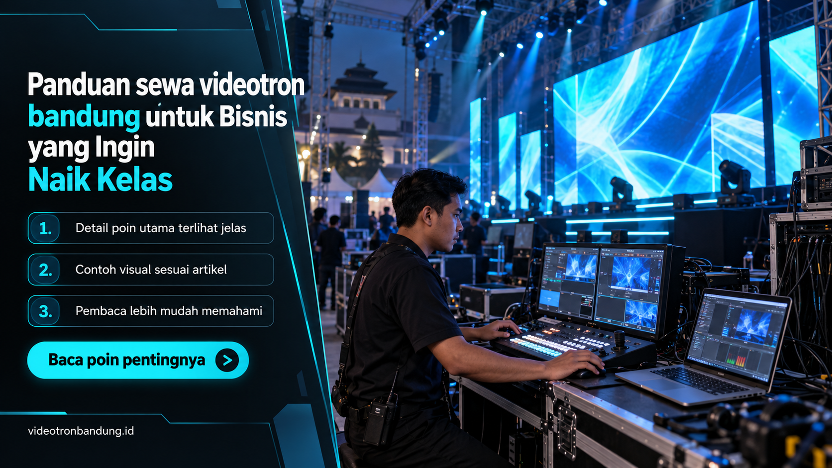 Ilustrasi Panduan sewa videotron bandung untuk Bisnis yang Ingin Naik Kelas