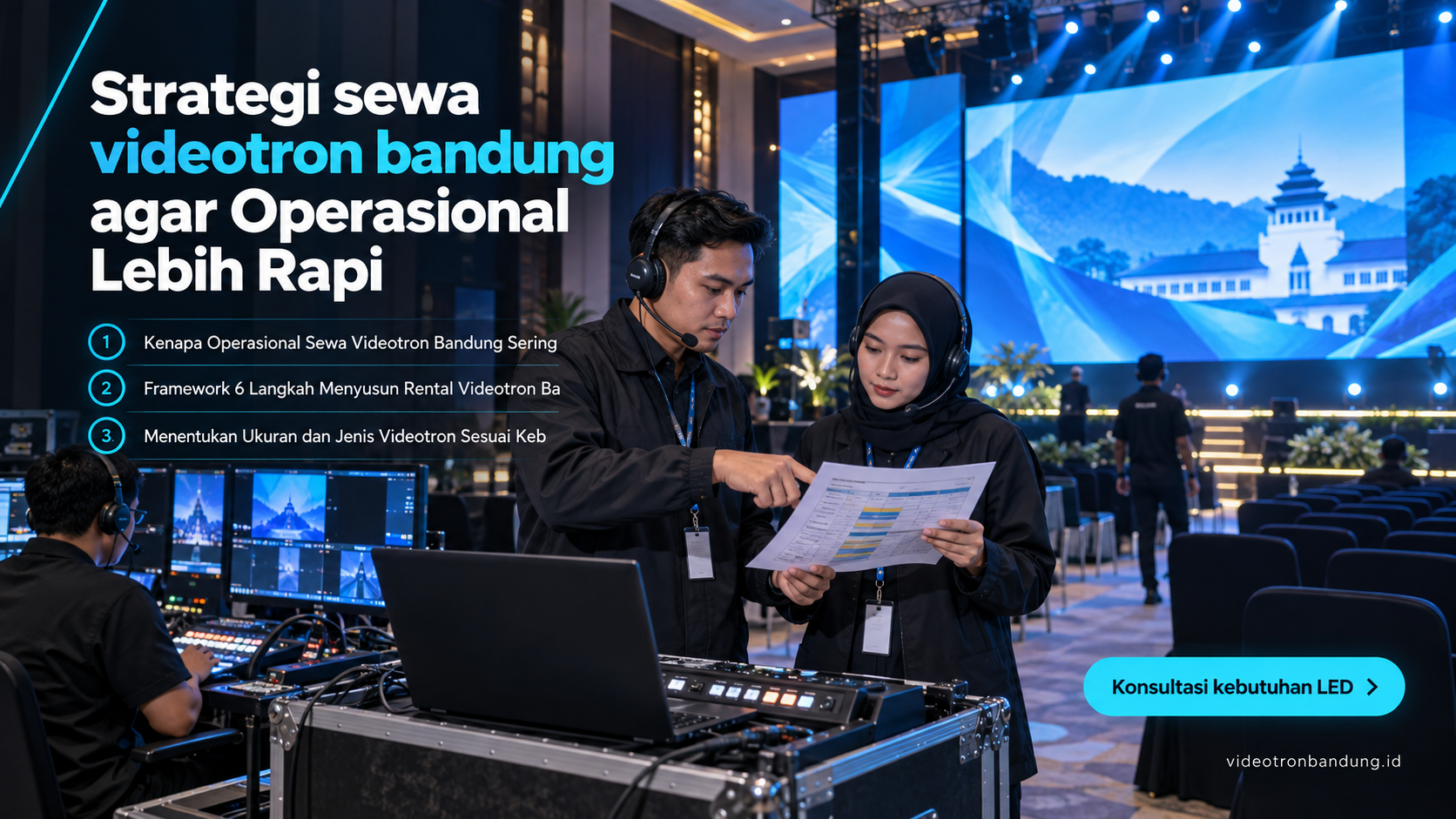 Strategi sewa videotron bandung agar Operasional Lebih Rapi