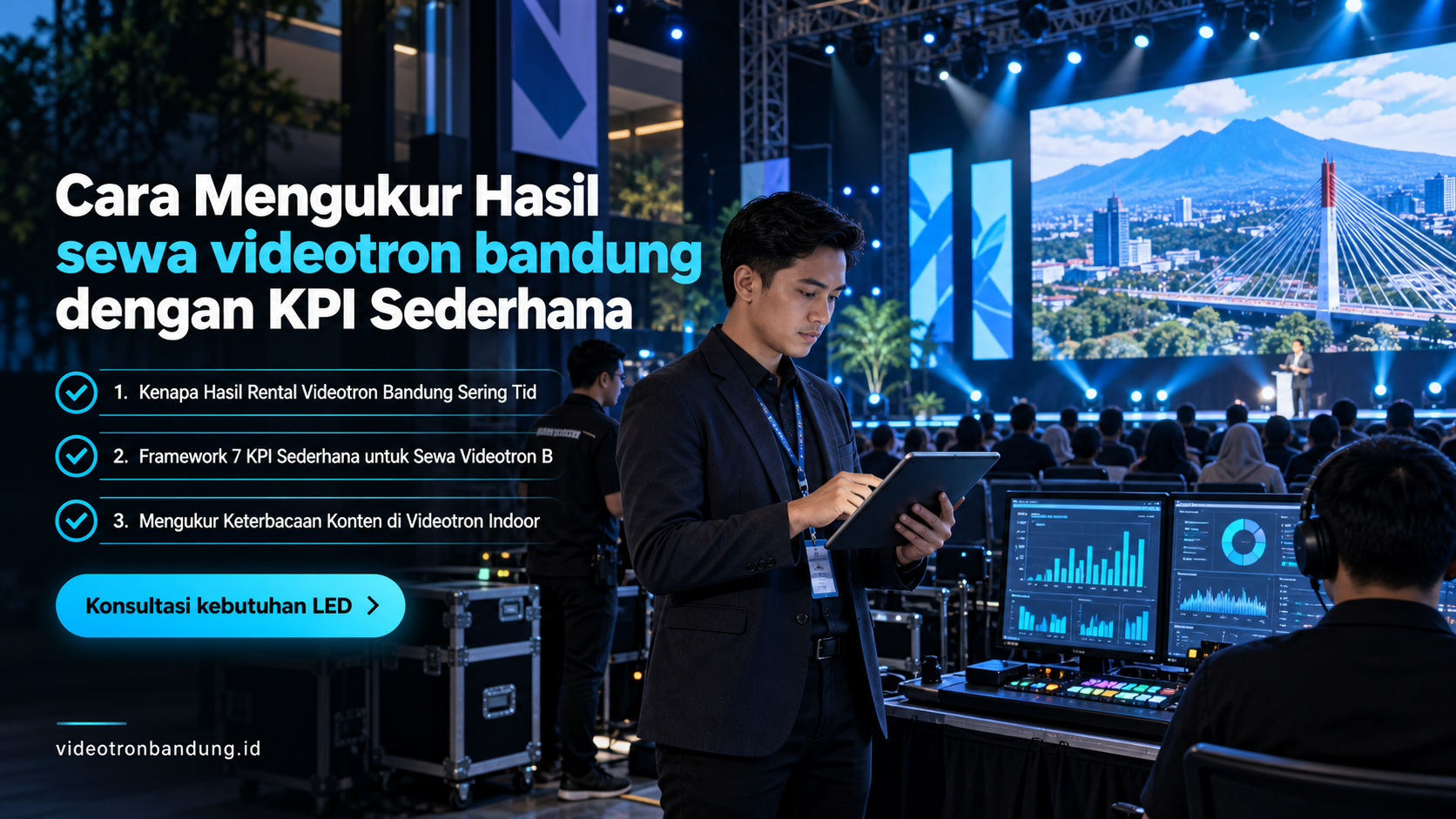 Cara Mengukur Hasil sewa videotron bandung dengan KPI Sederhana