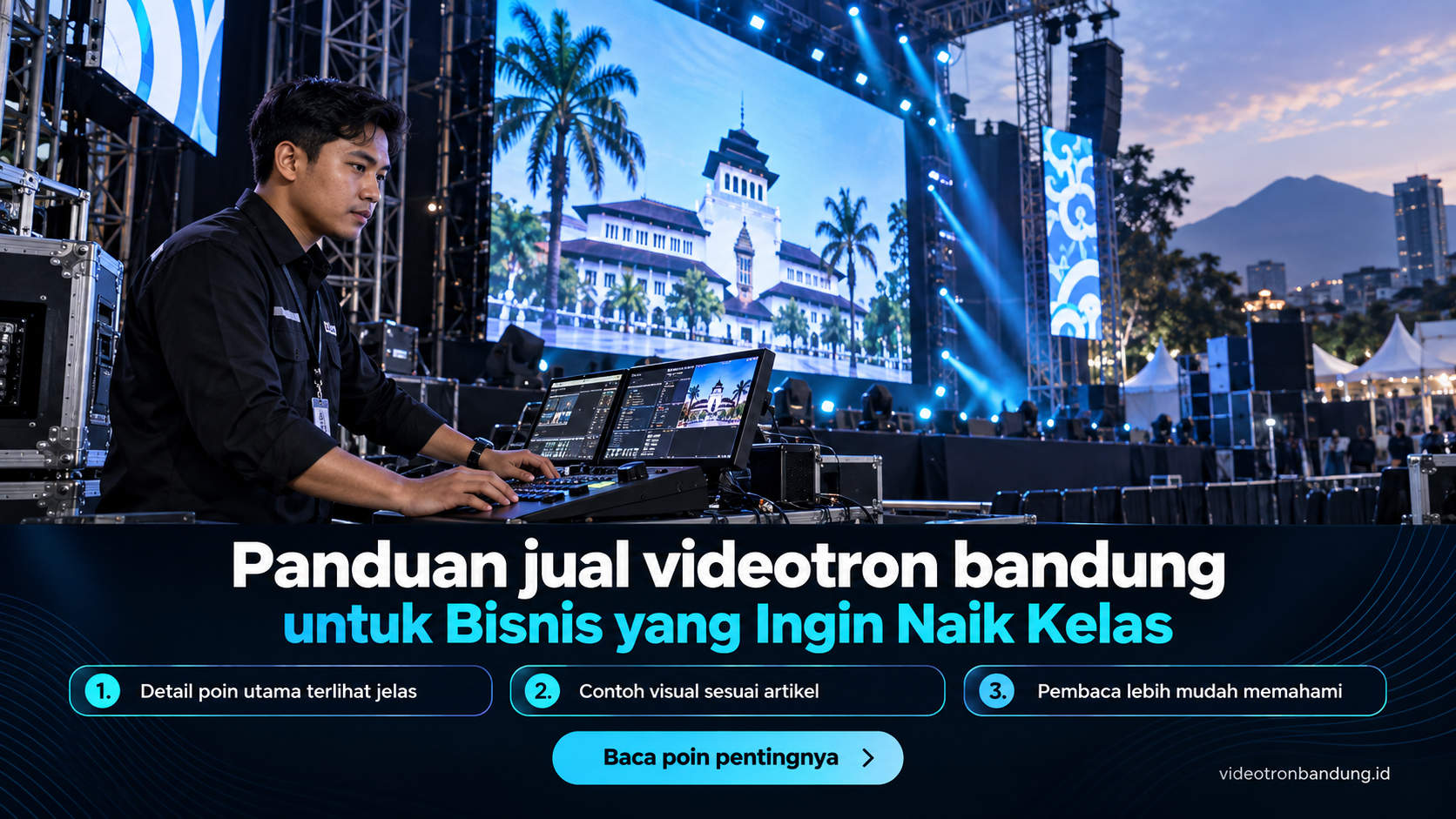 Ilustrasi sewa videotron bandung - Panduan jual videotron bandung untuk Bisnis yang Ingin Naik Kelas