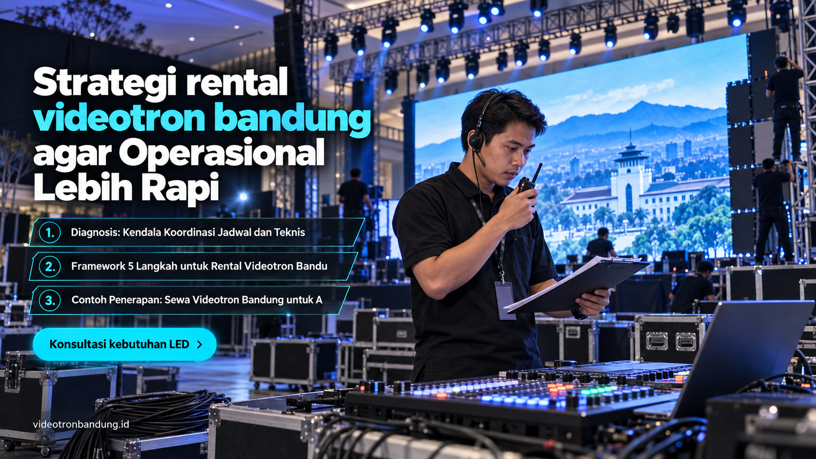 Strategi rental videotron bandung agar Operasional Lebih Rapi