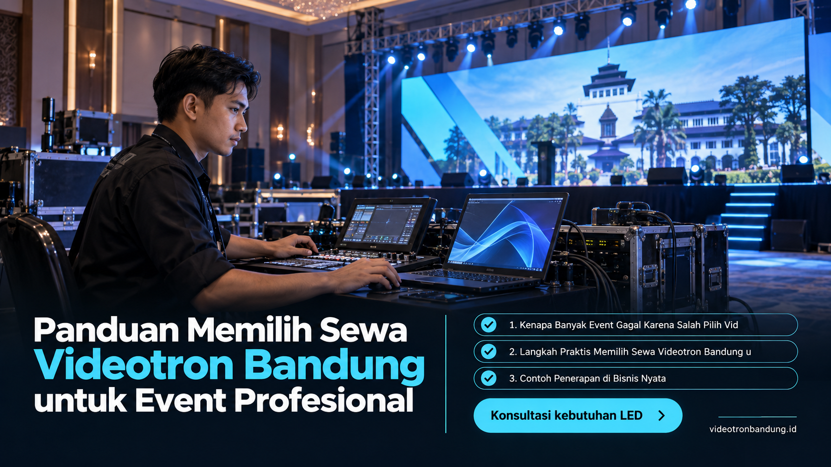 Panduan Memilih Sewa Videotron Bandung untuk Event Profesional