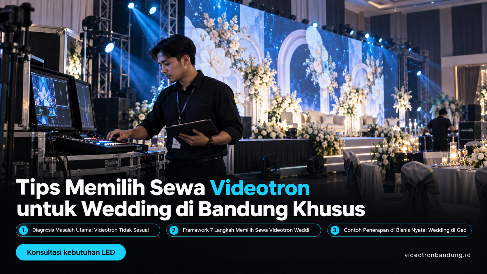 sewa videotron bandung - Tips Memilih Sewa Videotron untuk Wedding di Bandung Khusus