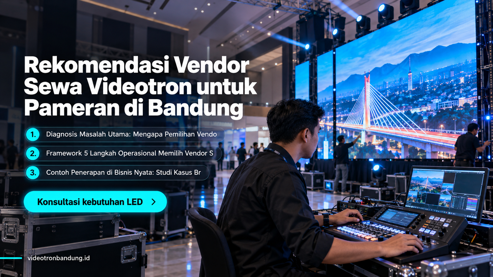 sewa videotron bandung - Rekomendasi Vendor Sewa Videotron untuk Pameran di Bandung